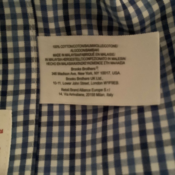 Checked Blue and Green Button Down Shirts Size XL - Picture 6 of 7